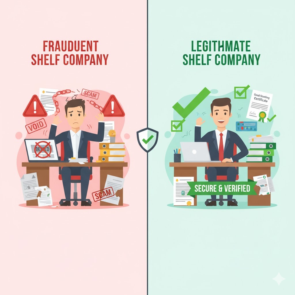avoid shelf company scam
