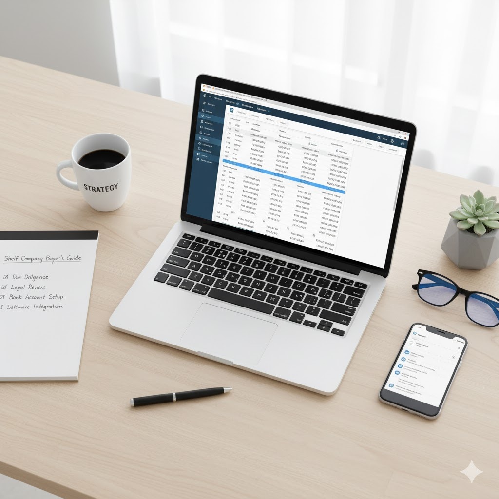 Business tools and resources for buying a shelf company effectively.