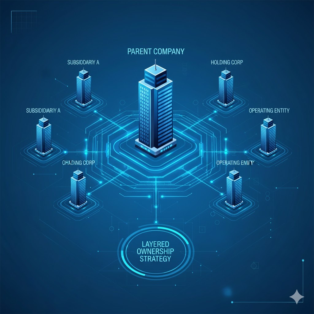 Advanced strategy using multiple aged entities for business growth.