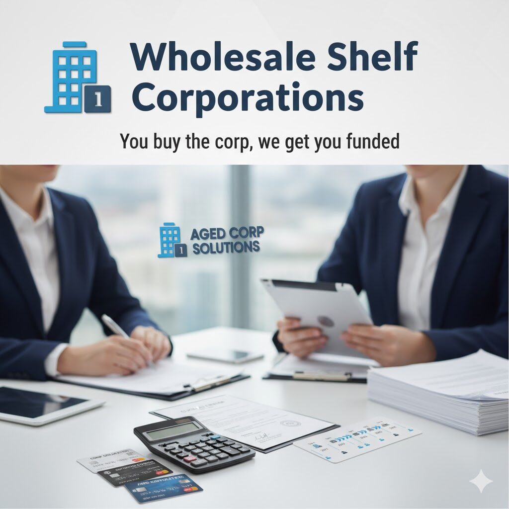 Wholesale Shelf Corporations brand banner with funding tagline
