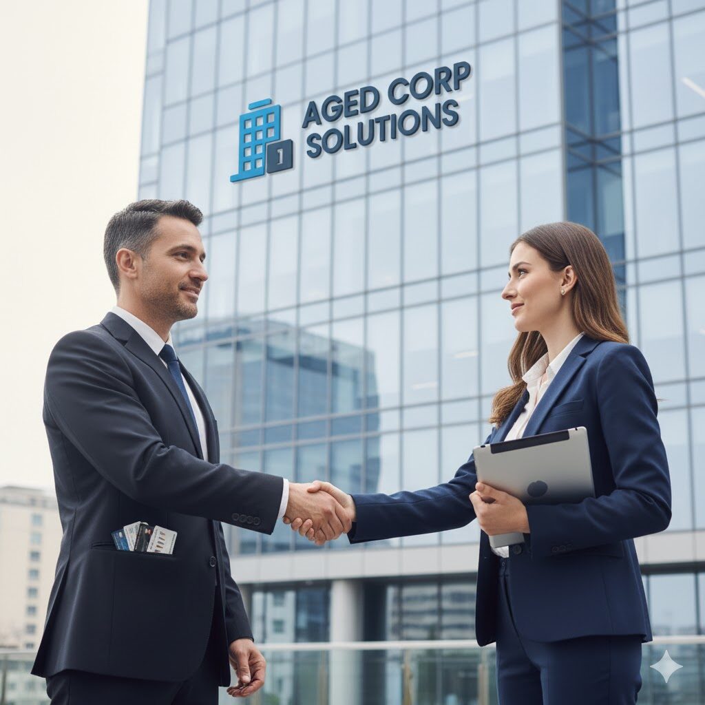 Purchasing aged shelf corporation from reputable provider