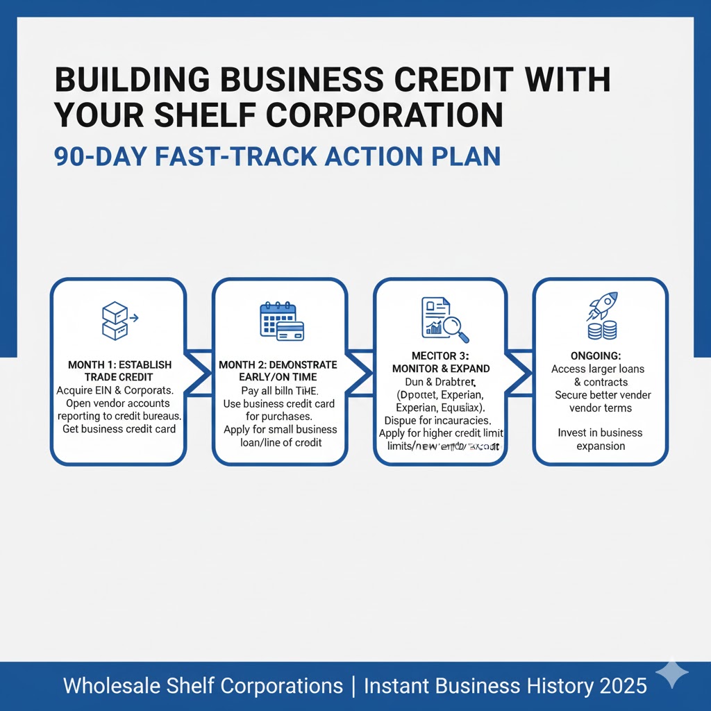 Building business credit with aged shelf corporations timeline 2025