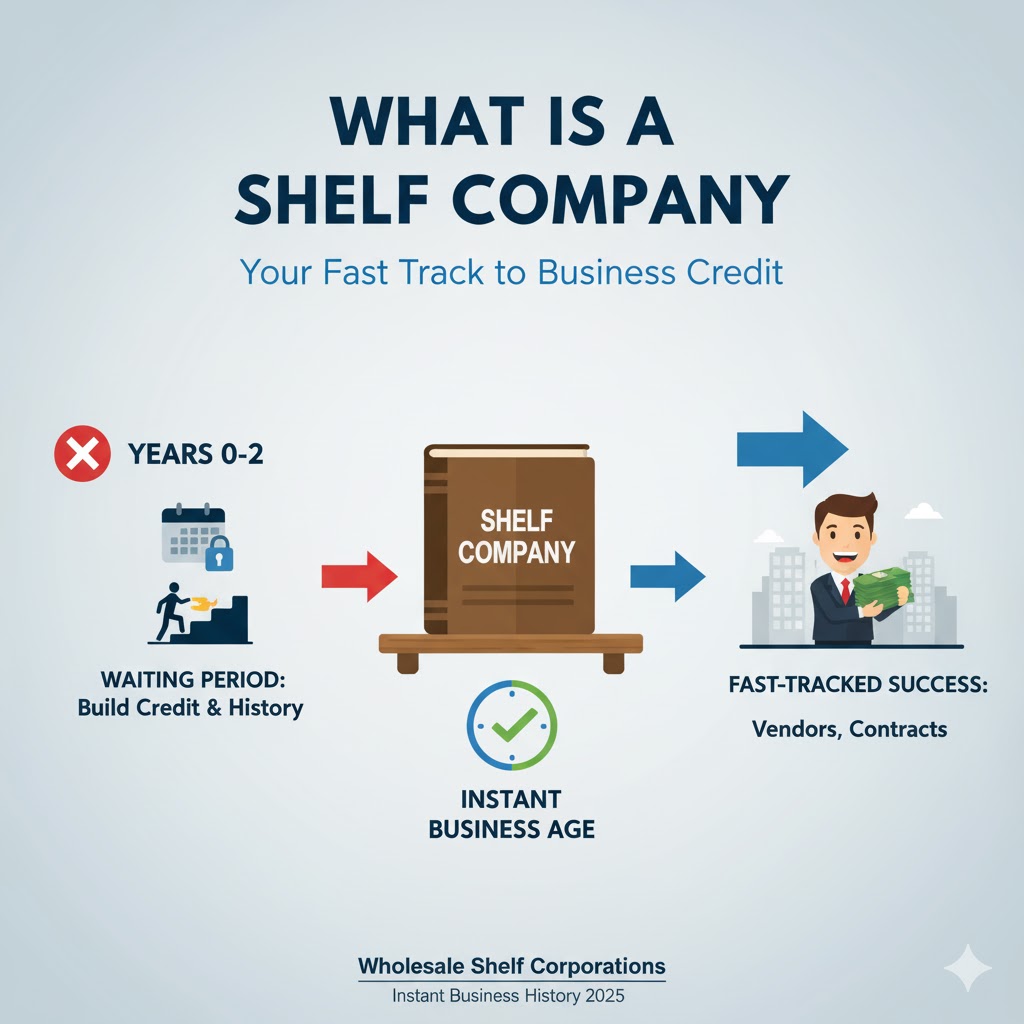 What is a shelf company timeline showing formation to purchase process